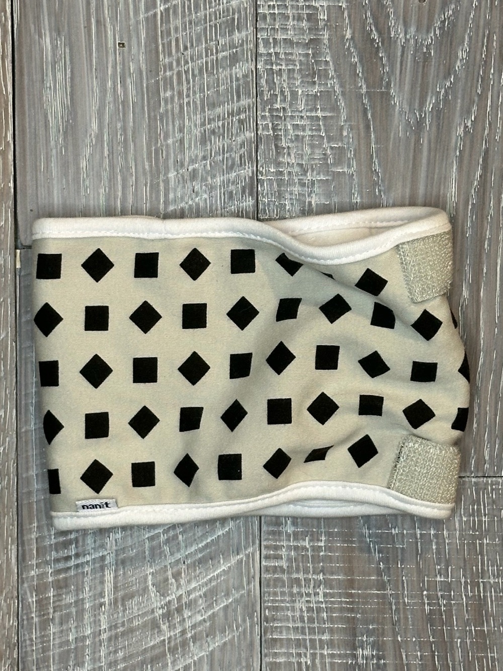 nanit Black & White Geometric 0-3 Month Breathing Band